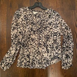 Rebecca Taylor Top with small peplum detail